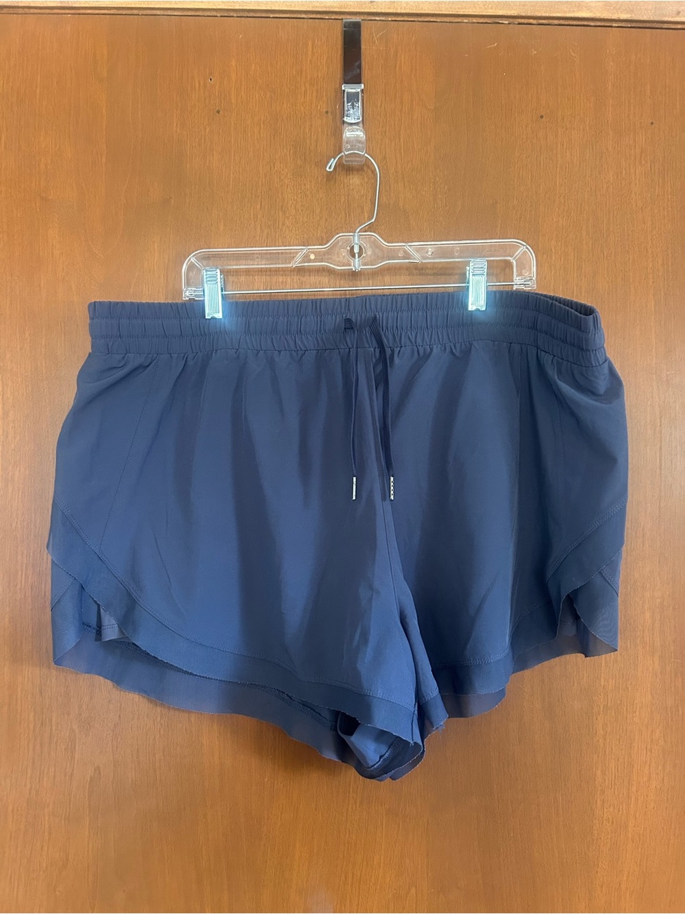 Women’s Navy Athletic Shorts with Drawstring